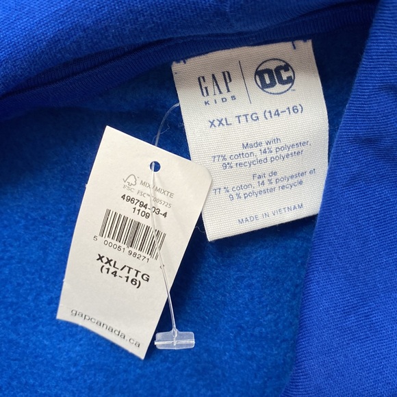 NWT Superman Hoodie - Picture 8 of 8